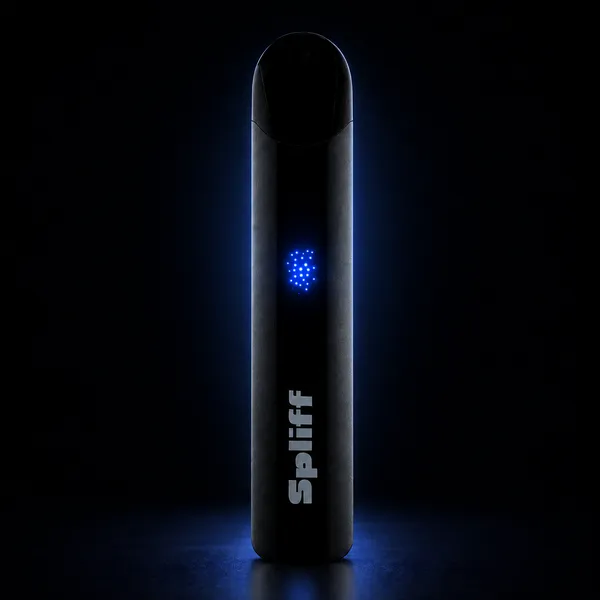 LED Smart Halo aceso em azul