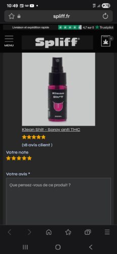 Klean Shit - Spray anti THC photo review
