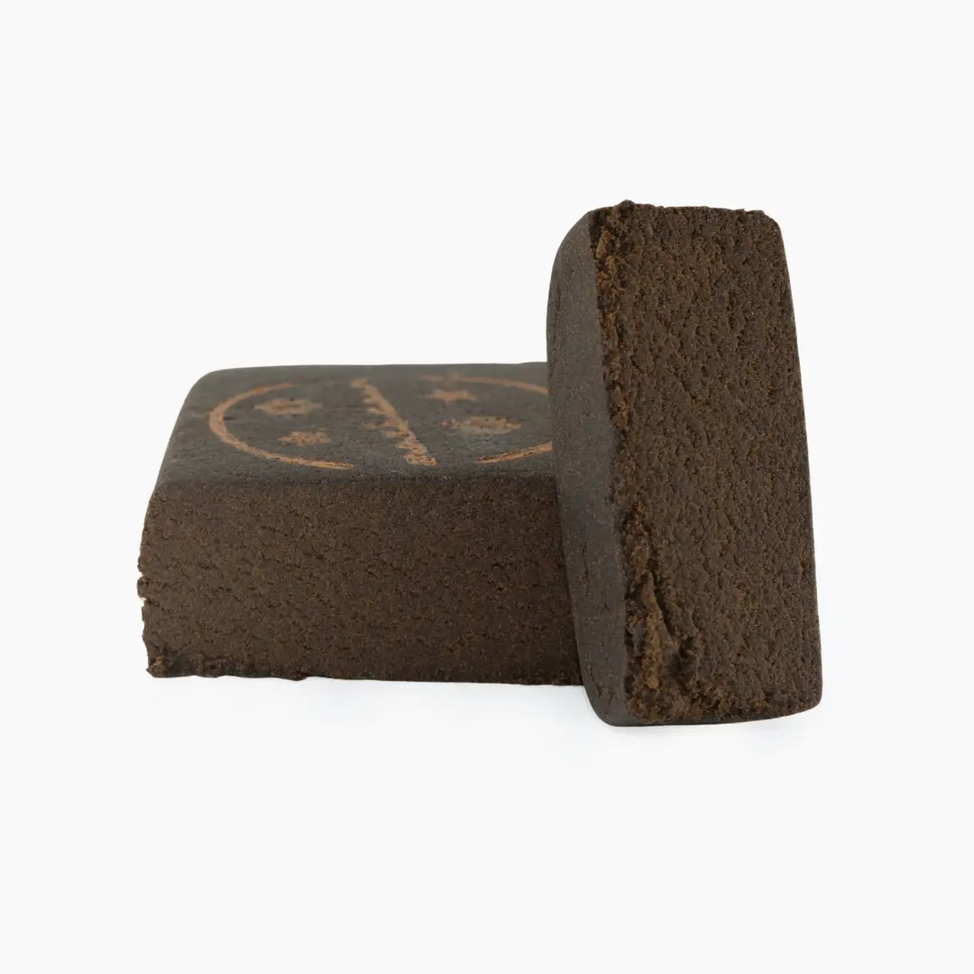 Afghan Hash 60% THCX, placa prensada castanho-avelã