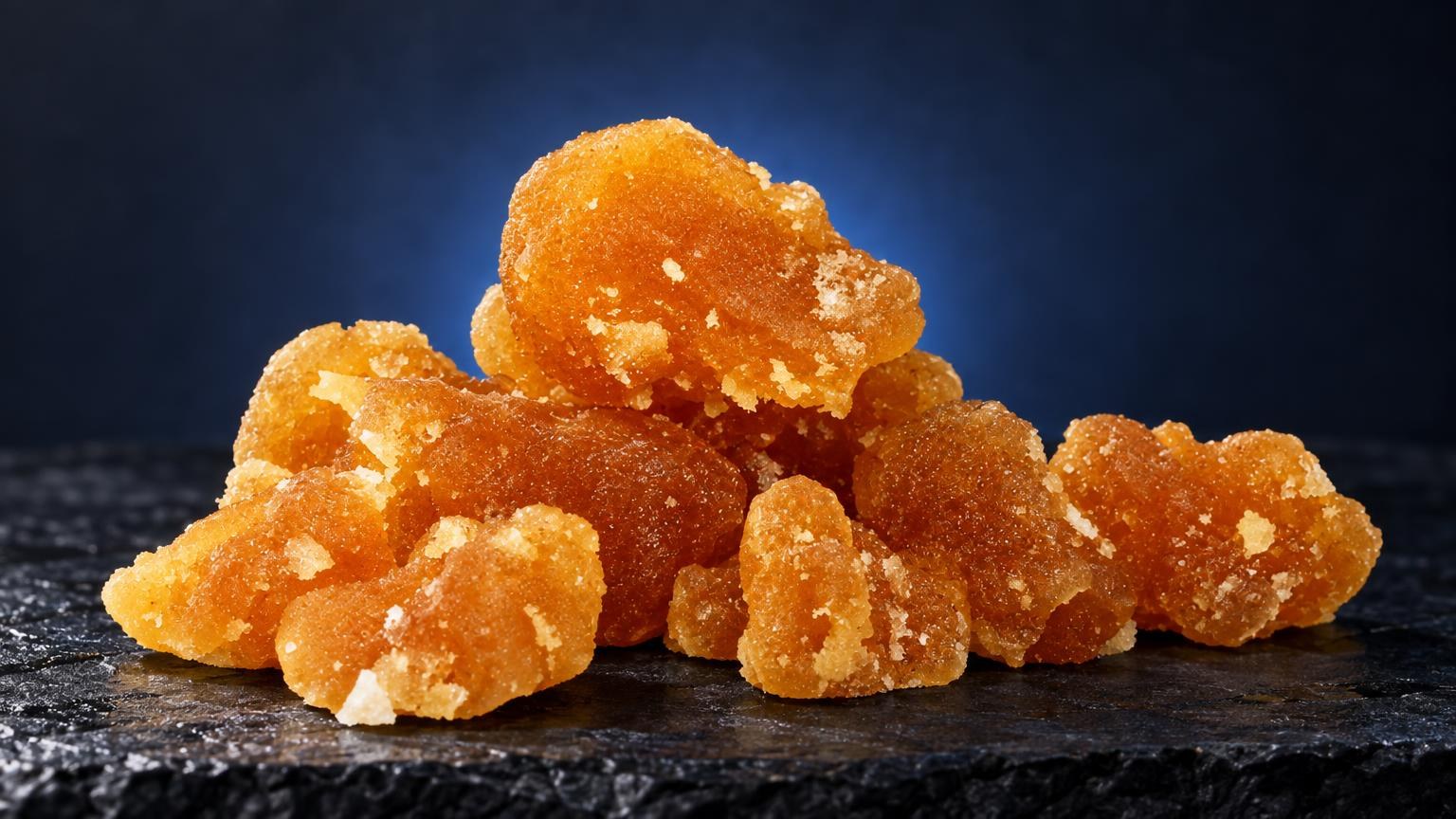 Bubble hash: haxixe Cristal Bubble numa composição de estúdio