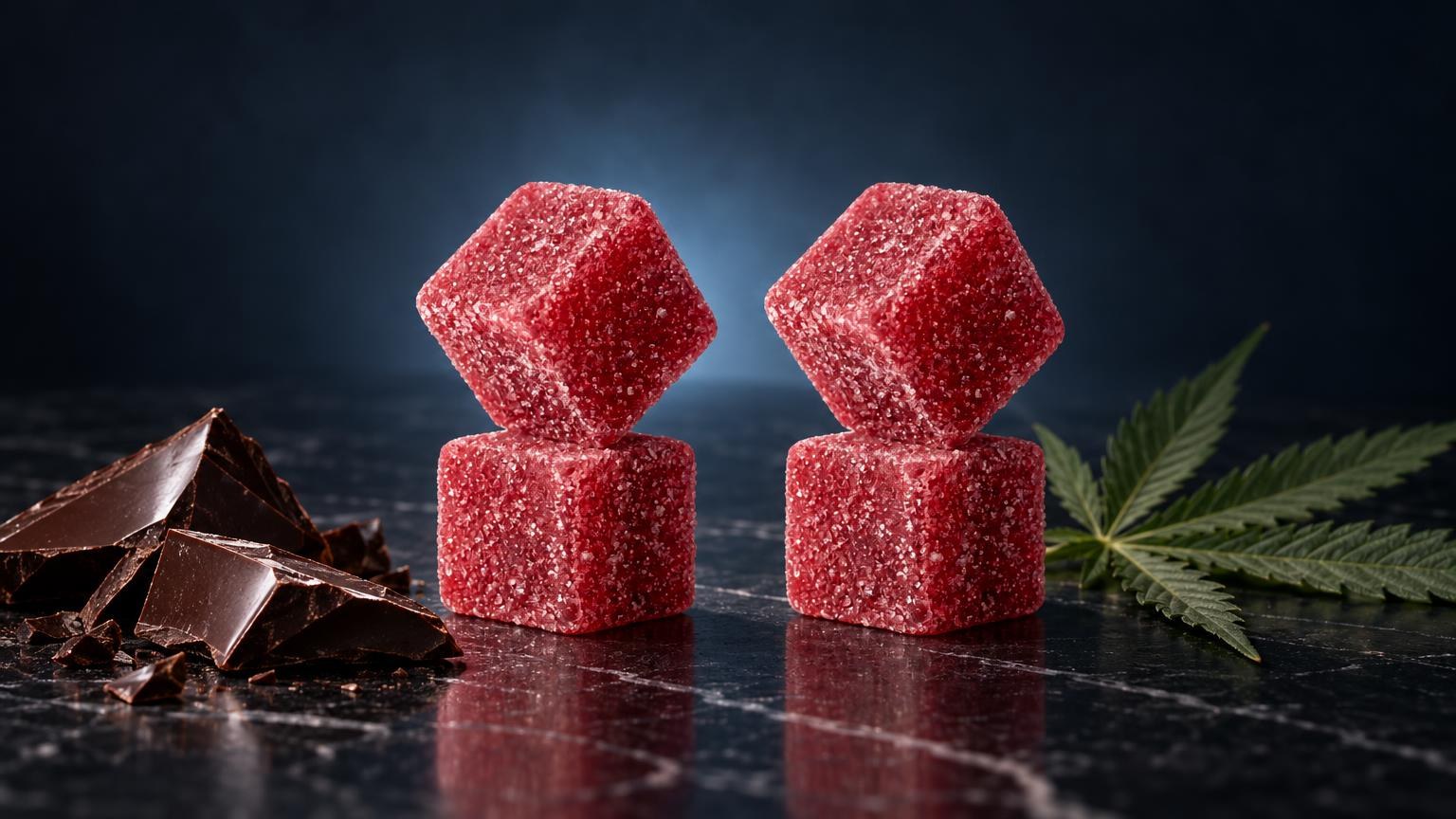 Canábis: comestível Magic Candy – Rebuçados numa composição de estúdio