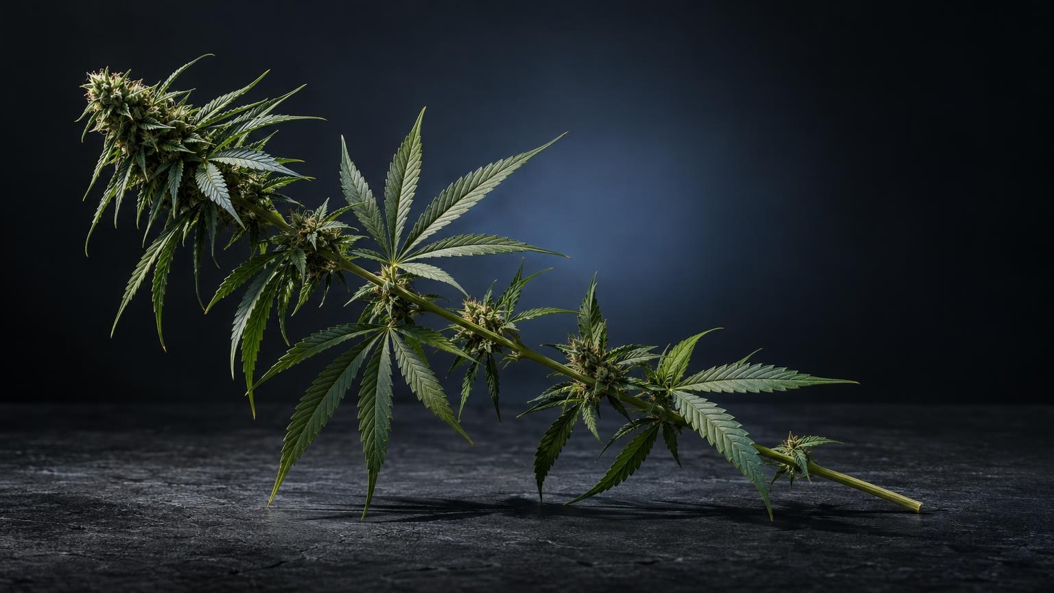 Plano aproximado com luz natural sobre CBD: o que é
