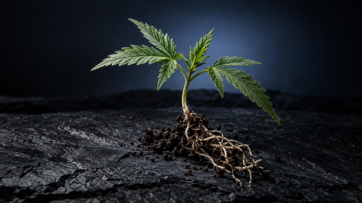 Plano aproximado com luz natural sobre Quantas plantas de erva posso ter em Portugal