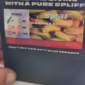 Avaliação de cliente Banana Berry com foto - Spliff