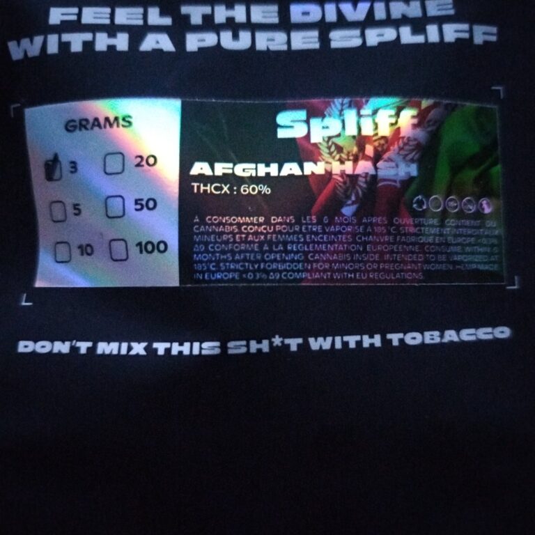 Avaliação de cliente Triple Zero com foto - Spliff
